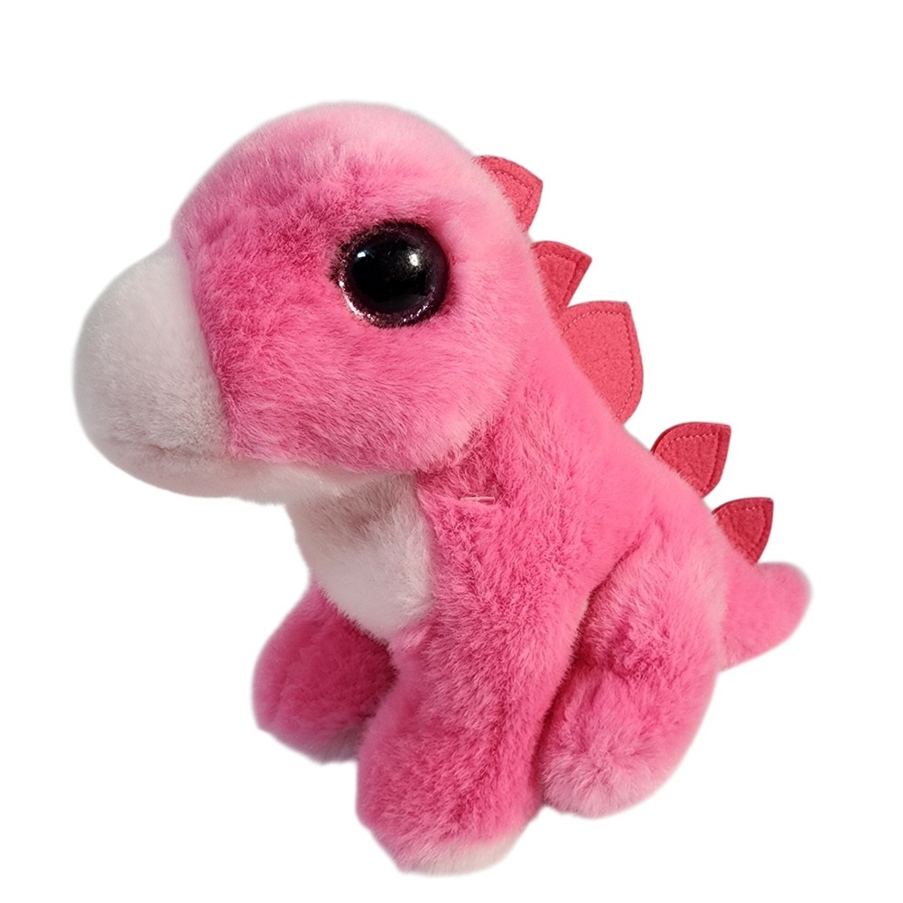 Adventure Planet Pink Dinosaur Plush‎ Stuffed Animal Toy Large Eyes Adorable